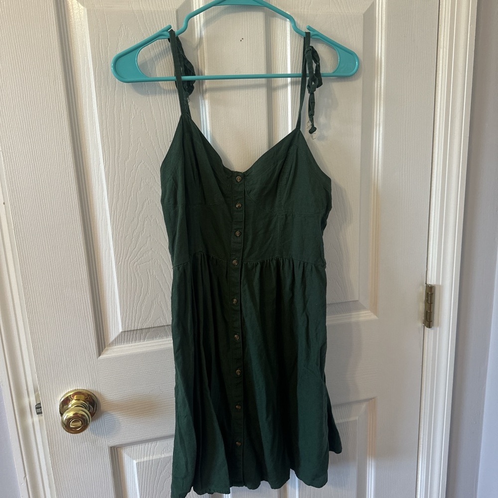 Aerie Black Spaghetti Strap Sundress